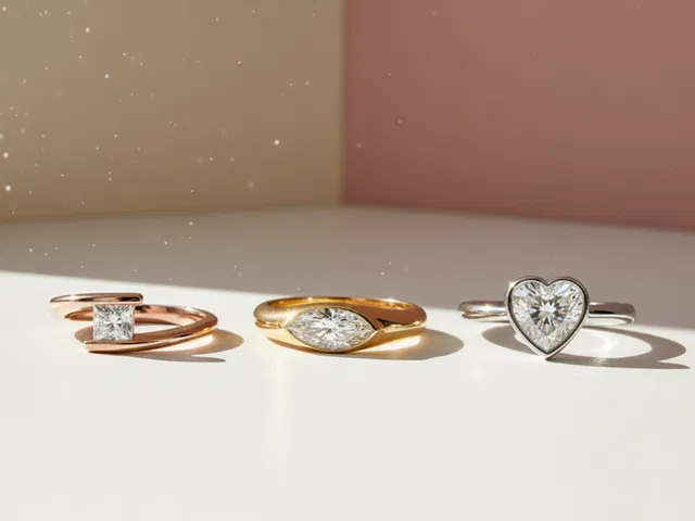 Solitaire Diamond Rings With A Variety of Different Settings